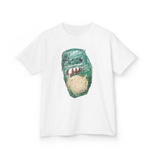 Load image into Gallery viewer, Dinosaur Shark Kids T‑Shirt — Cute Roaring Dino Illustration Tee