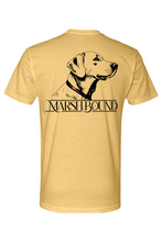 Load image into Gallery viewer, marsh bound dog t-shirt dark print