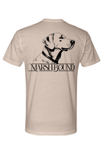 Load image into Gallery viewer, marsh bound dog t-shirt dark print