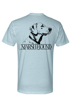 Load image into Gallery viewer, marsh bound dog t-shirt dark print