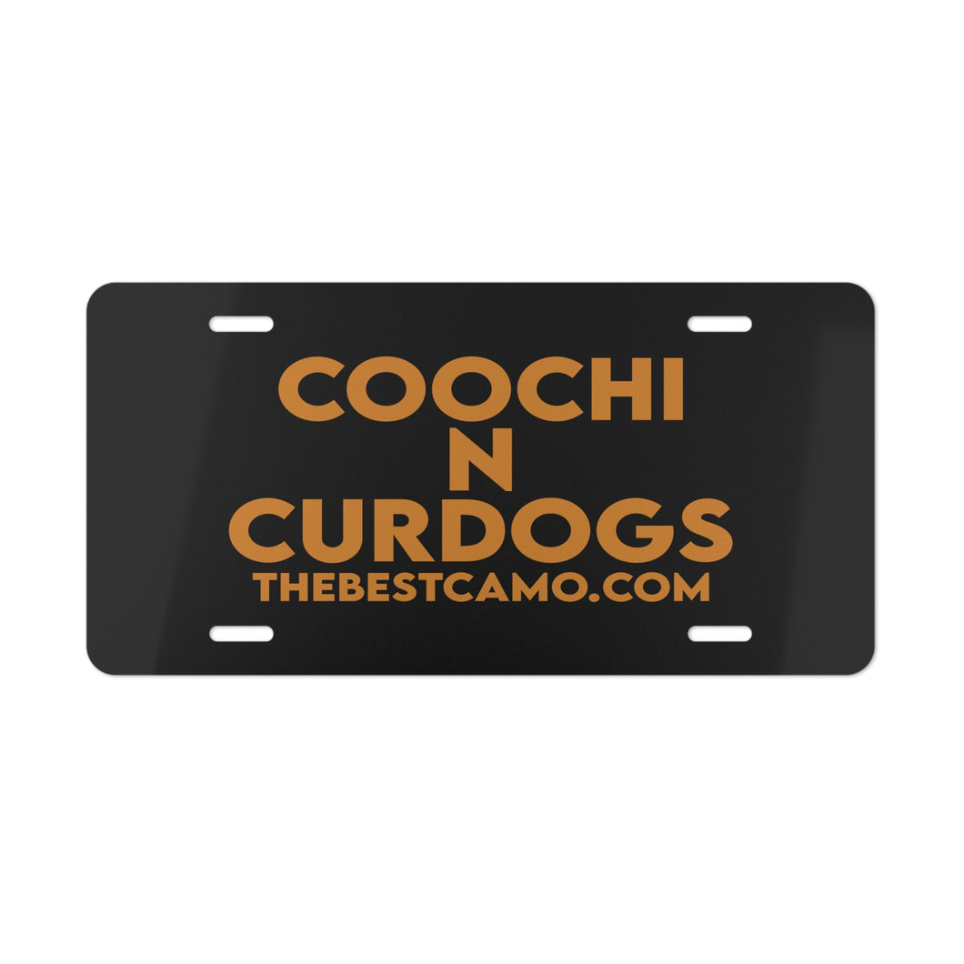 COOCHI N CURDOGS LICENCE PLATE