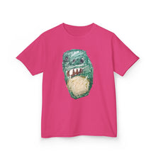 Load image into Gallery viewer, Dinosaur Shark Kids T‑Shirt — Cute Roaring Dino Illustration Tee
