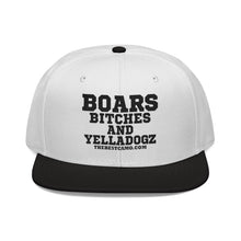 Load image into Gallery viewer, BOARS BITCHES AND YELLADOGS  OTTO Embroidered Snapback Hat
