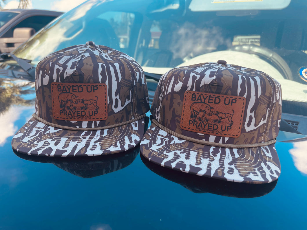 Bayed up prayed up BOARLAND camo hat