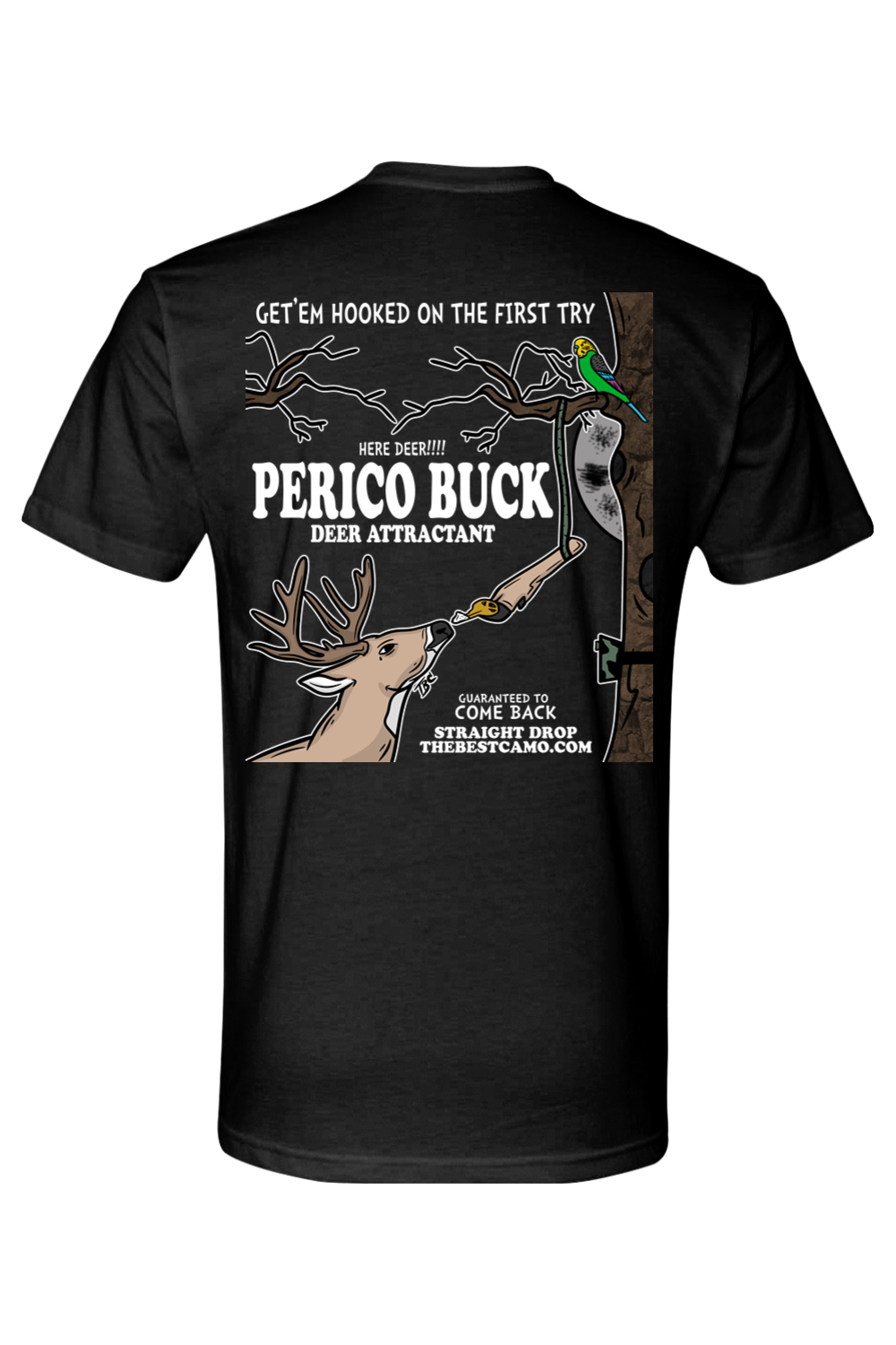 perico buck white print