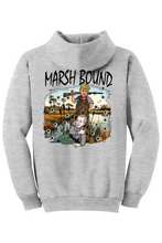 Load image into Gallery viewer, marsh bound trump dark print hoodie
