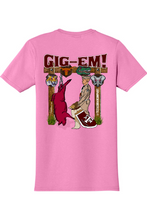 Load image into Gallery viewer, gig em light color t-shirts
