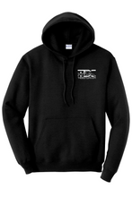 Load image into Gallery viewer, Heavy Blend Hooded Sweatshirt tied up
