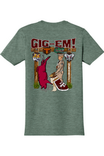Load image into Gallery viewer, gig em dark color t-shirts
