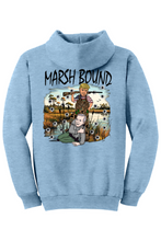 Load image into Gallery viewer, marsh bound trump dark print hoodie
