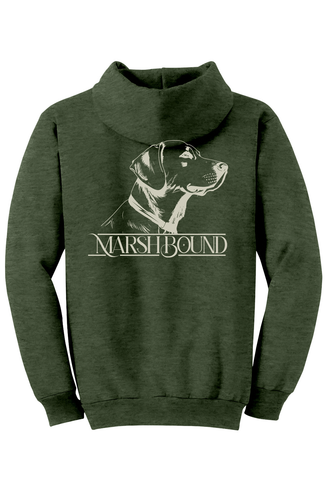 marsh bound dog hoodie