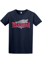 Load image into Gallery viewer, texas boar company navy blue t-shirt
