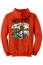 Load image into Gallery viewer, marsh bound trump dark print hoodie
