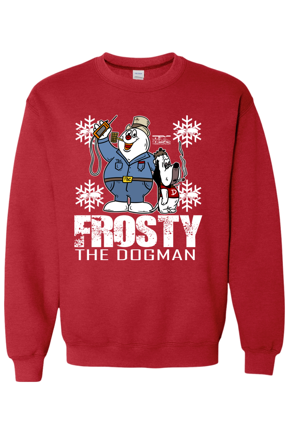 frosty the dogman Crewneck Sweatshirt