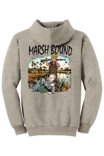 Load image into Gallery viewer, marsh bound trump dark print hoodie
