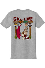 Load image into Gallery viewer, gig em light color t-shirts
