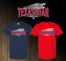 Load image into Gallery viewer, texas boar company red t-shirt
